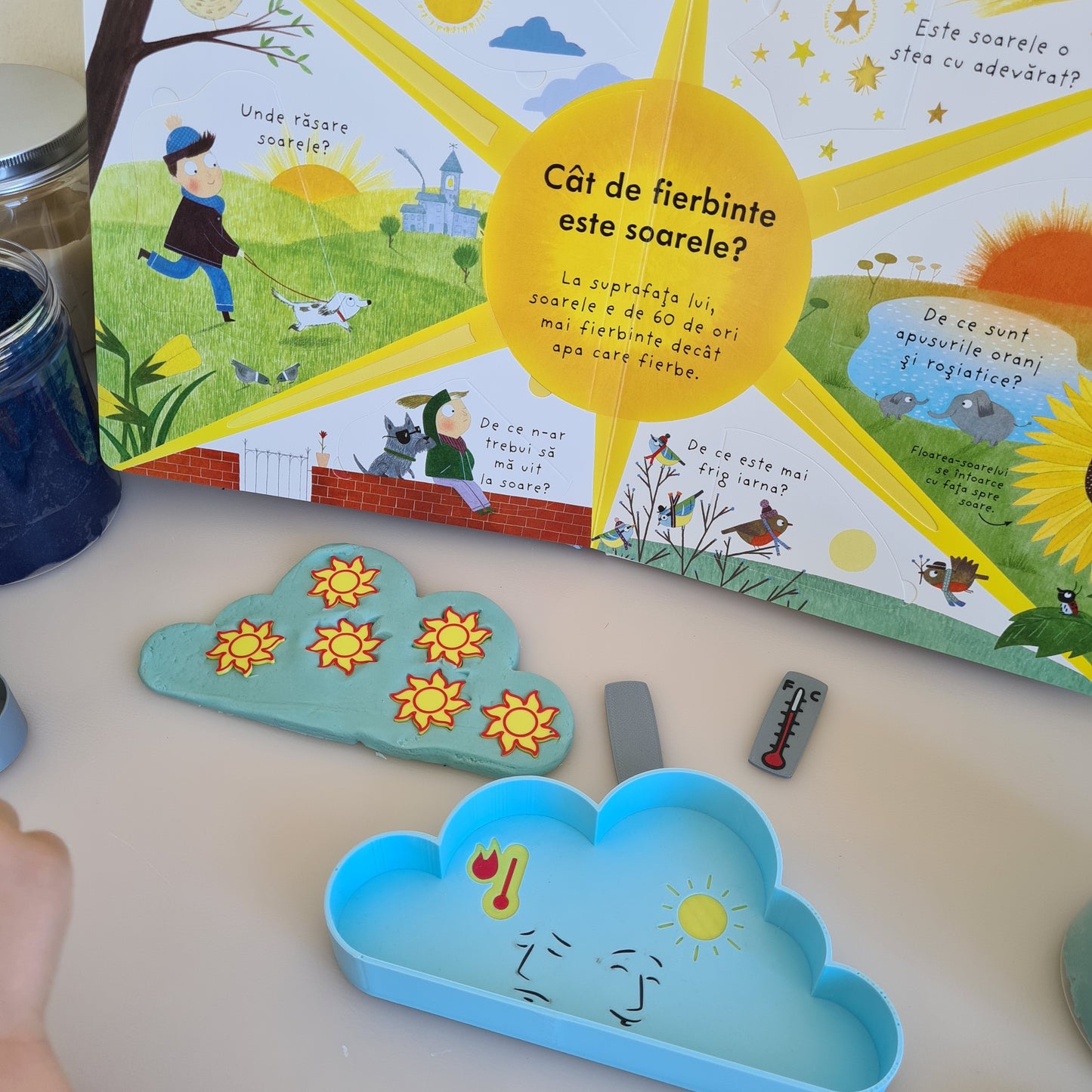 Tava senzoriala „Soare si Canicula” 🌬️ – Explorează magia vremii!