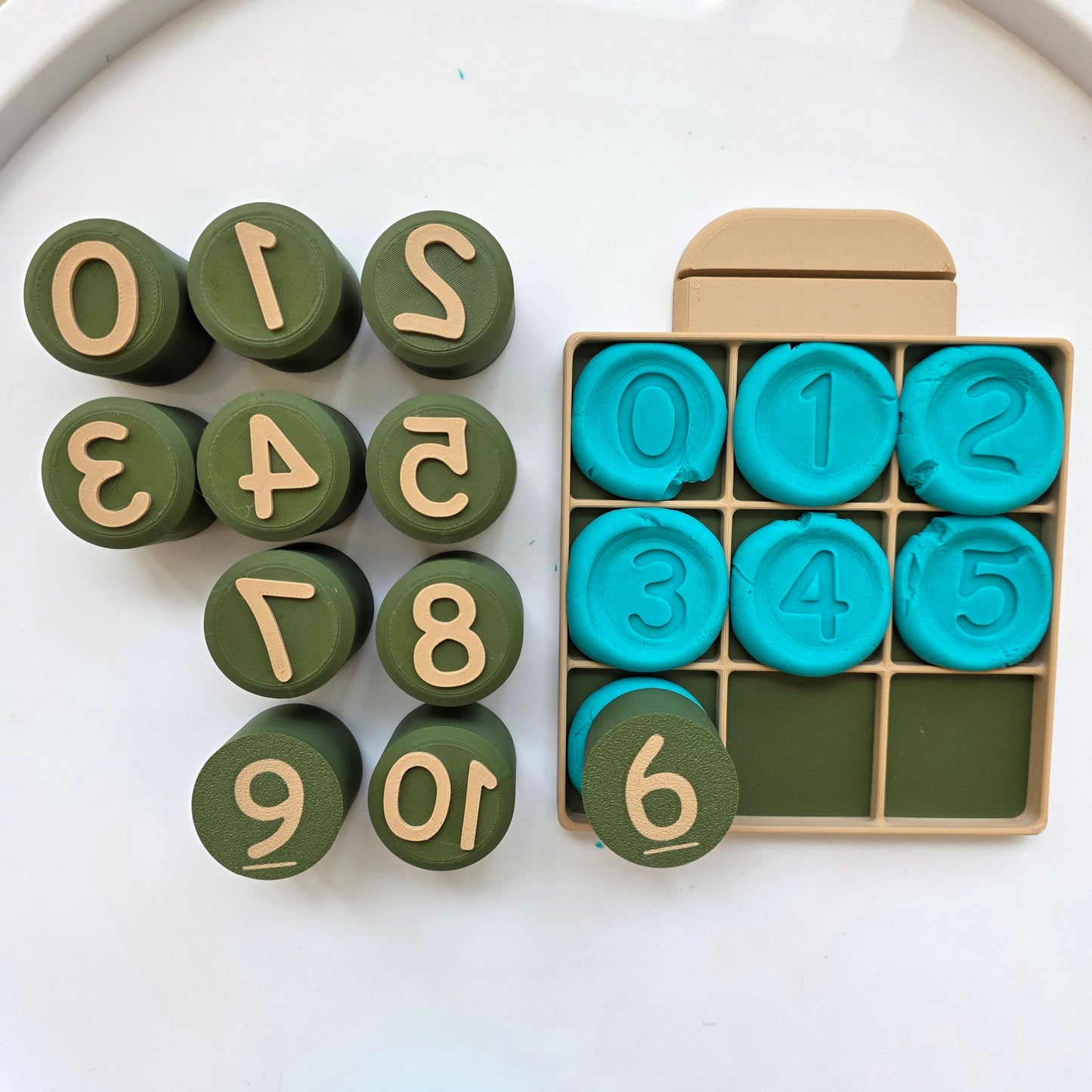 Set „Cilindri cu cifre”