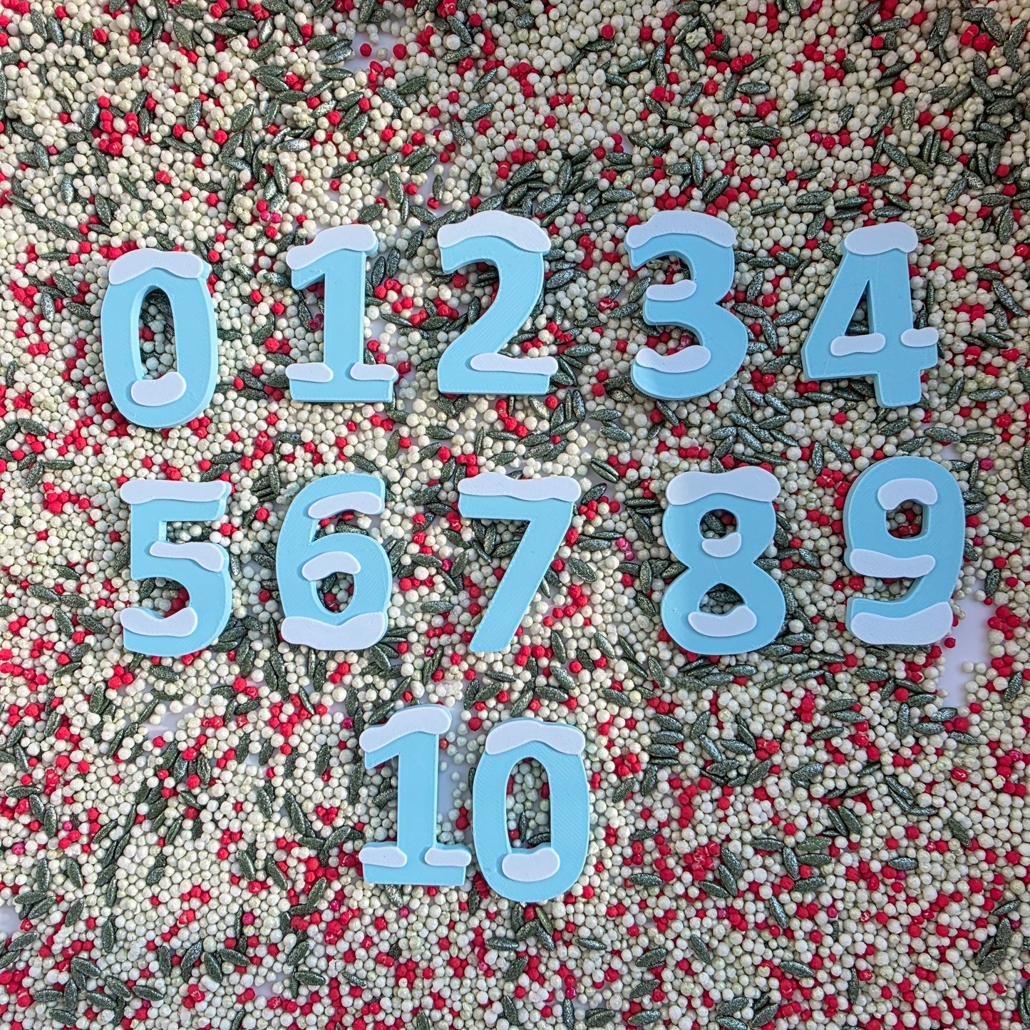 Set Senzorial "Cifre înghețate"