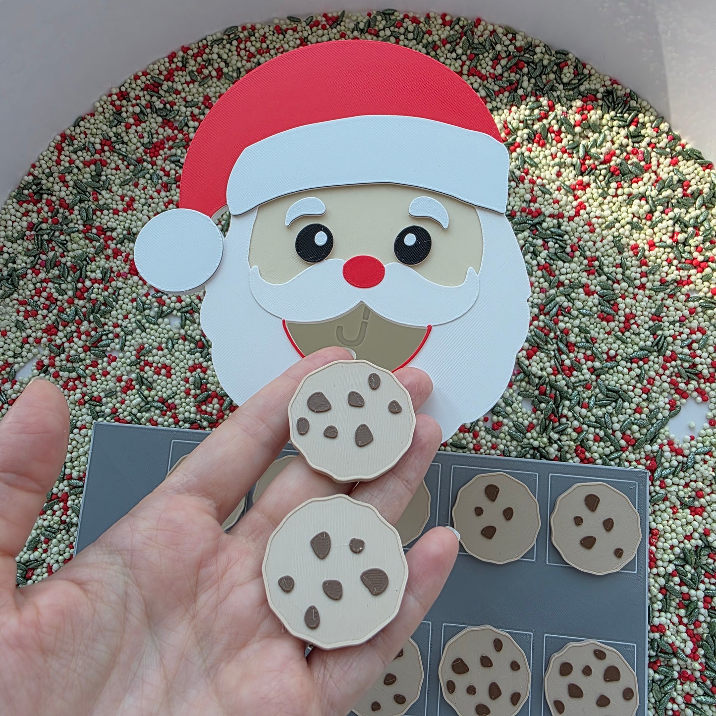 Mos Craciun – capac interactiv pentru tubul de hrănire