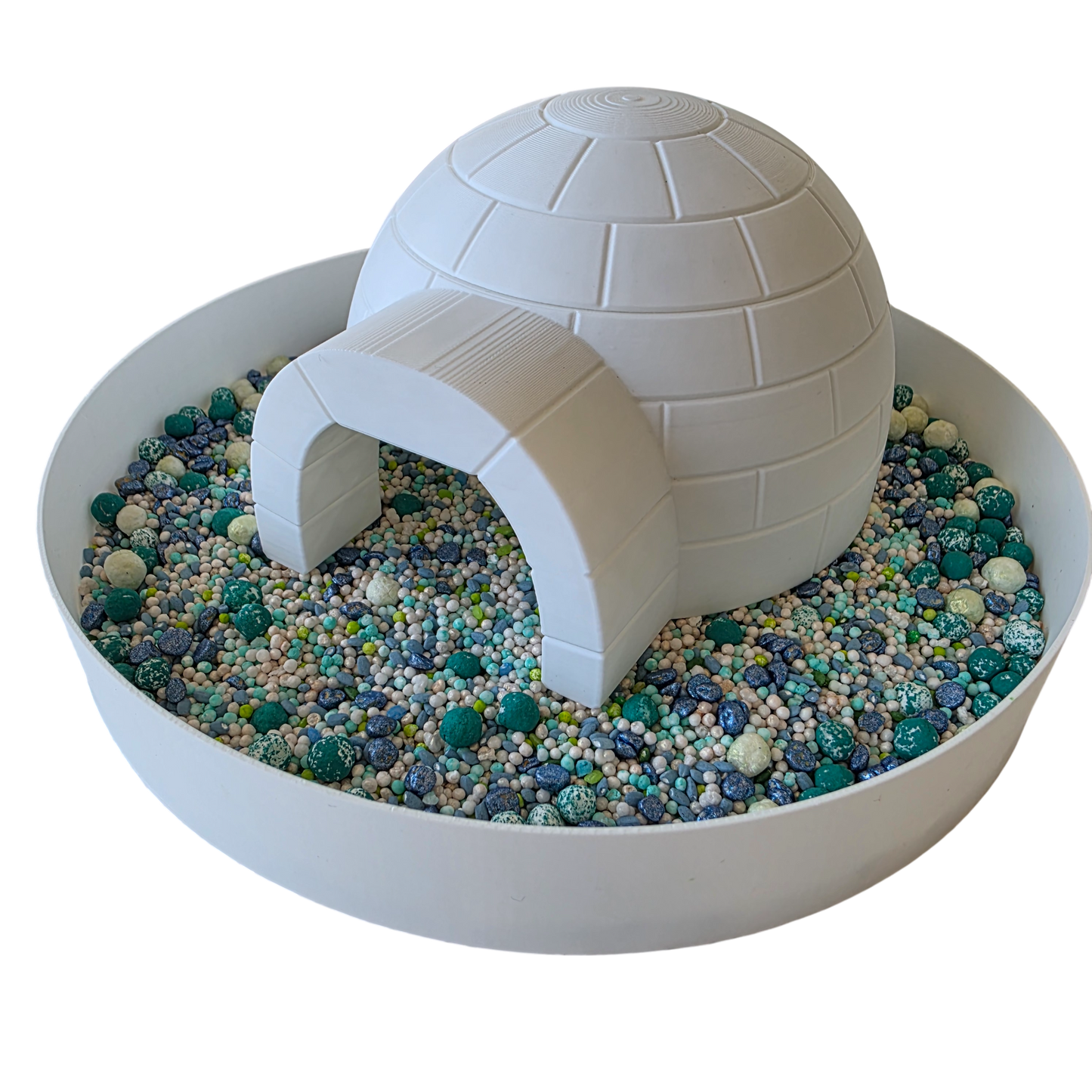 Iglu mare cu capac detașabil