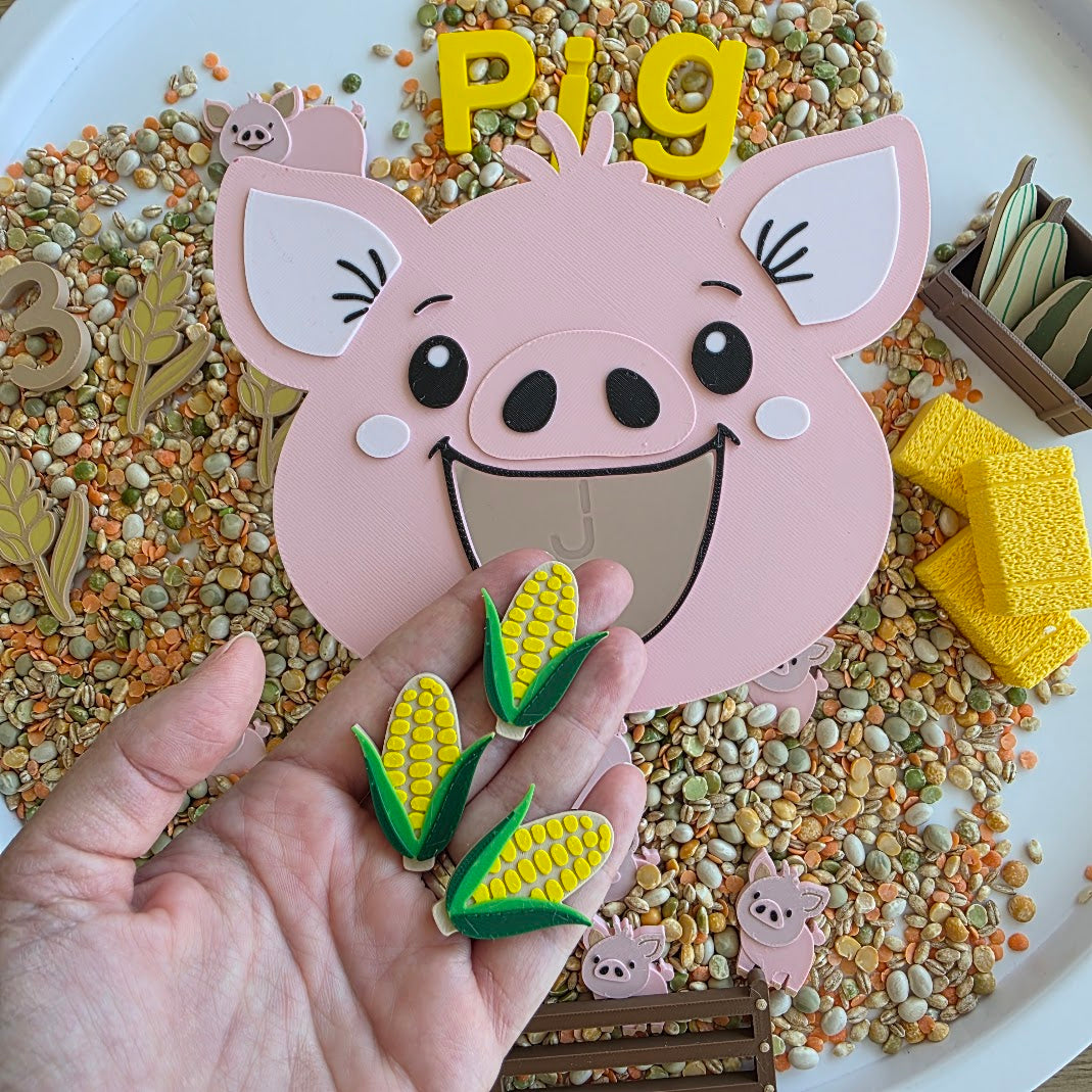 Porc– capac interactiv pentru tubul de hrănire