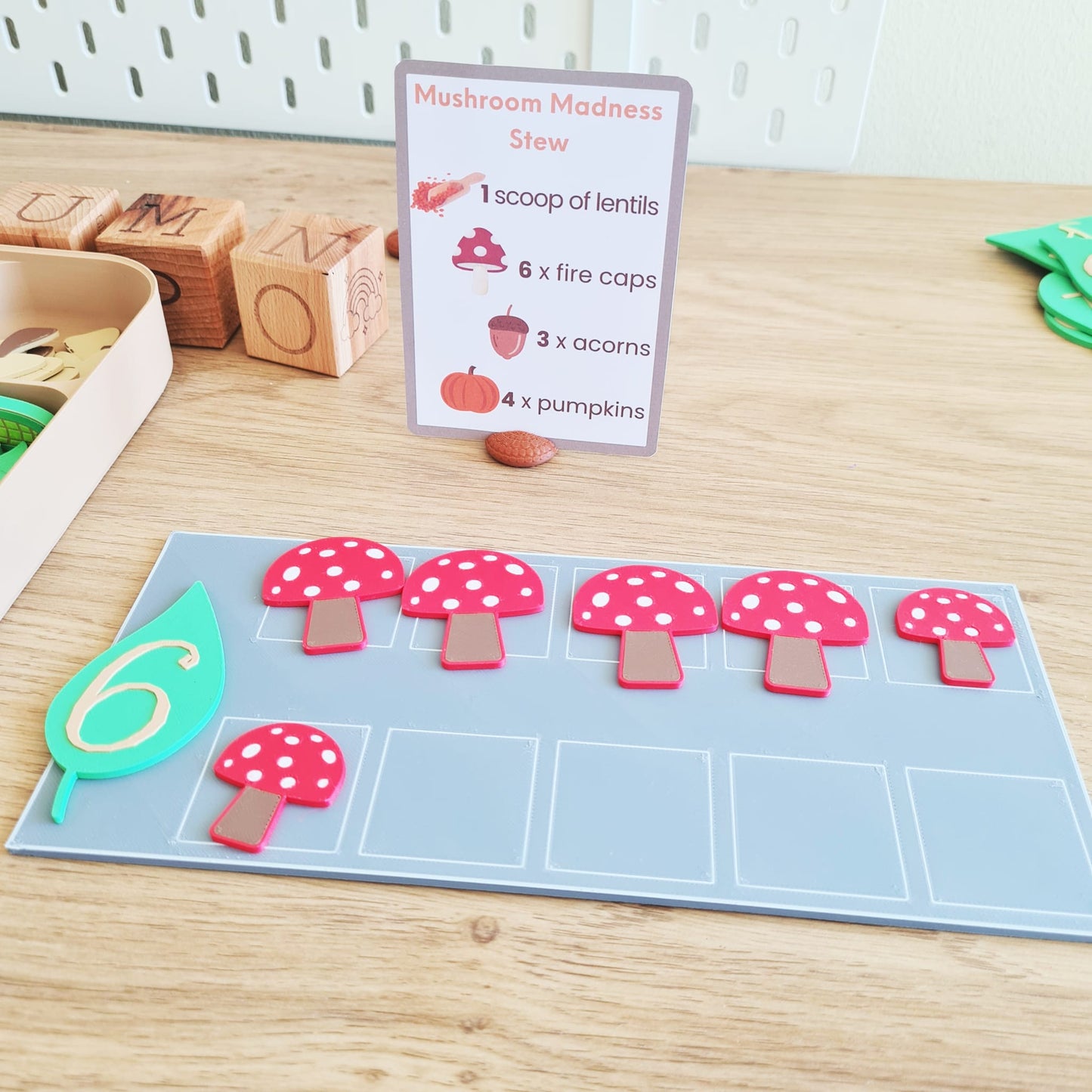 Set Senzorial "Cifre pe Frunză"