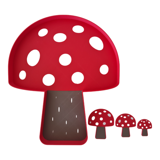 Tavă Senzorială Ciupercă + 10 piese libere
