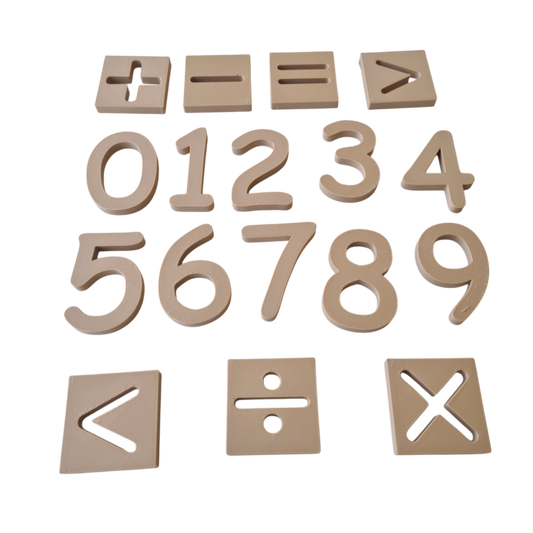 Set senzorial cifre & operatii matematice