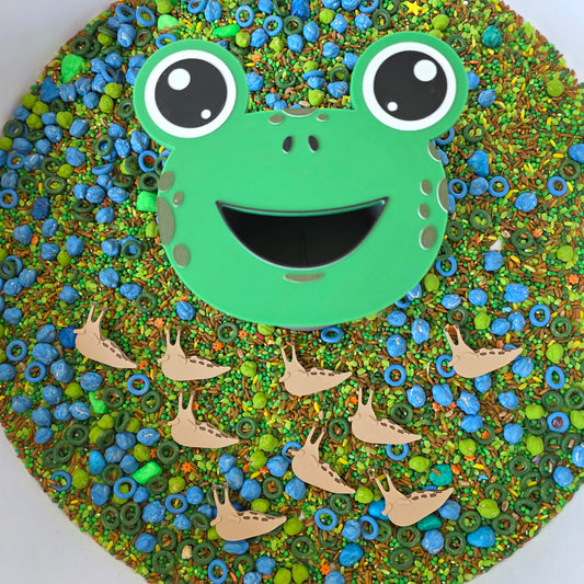 Broasca– capac interactiv pentru tubul de hrănire