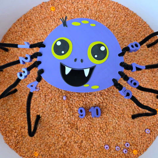 Păianjen – capac interactiv pentru tubul de hrănire