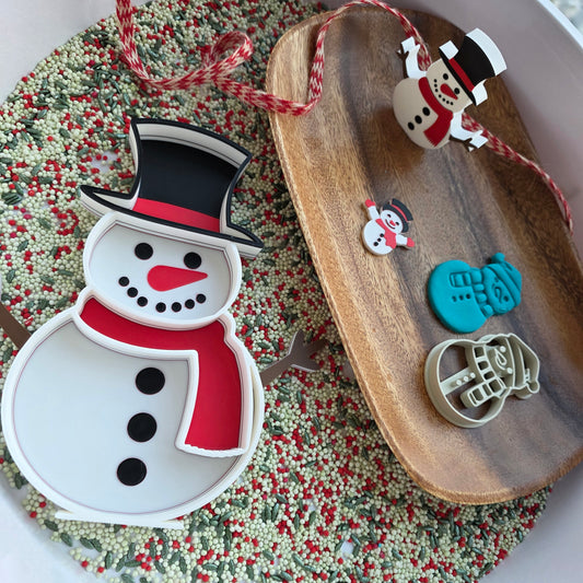 Tava senzorială „Omul de zăpadă fericit”