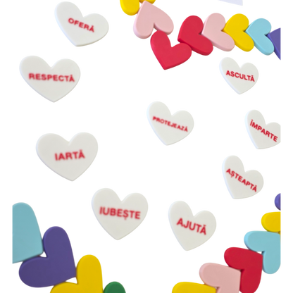 Set 9 Inimioare cu Valori
