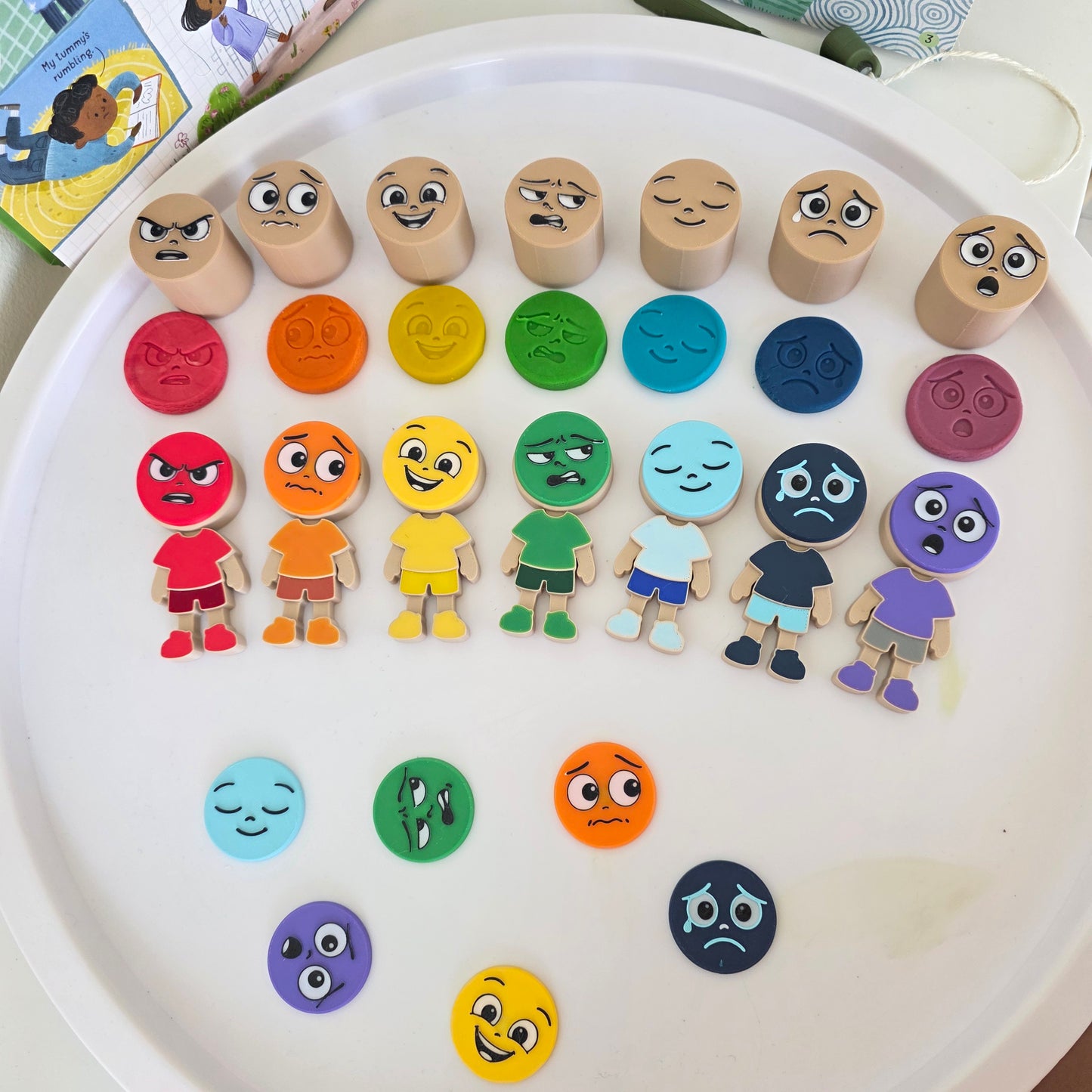 Stampile Emoții Curcubeu