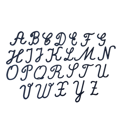 Set litere MARI de mână – comandă personalizată