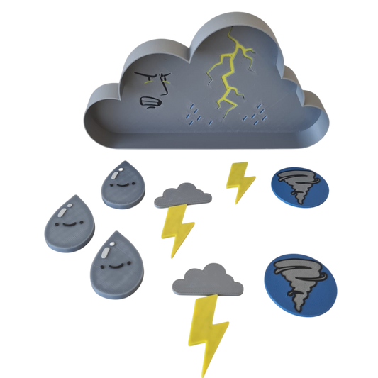 Tava senzoriala „Furtuna” 🌬️ – Explorează magia vremii!
